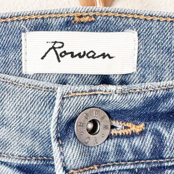 Rowan High Rise Button Fly Straight Leg Jeans - Picture 4 of 11